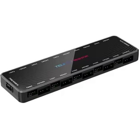 LP-10 ARGB/PWM-Hub mit ARGB-Controller und 2-in-1-Lüfteradapter (1/5)