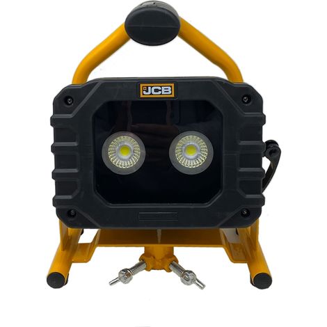 JCB LED Akku Arbeitsleuchte / Baustrahler 20W, 2000 lm inklusive Akku und Ladegerät (1/5)
