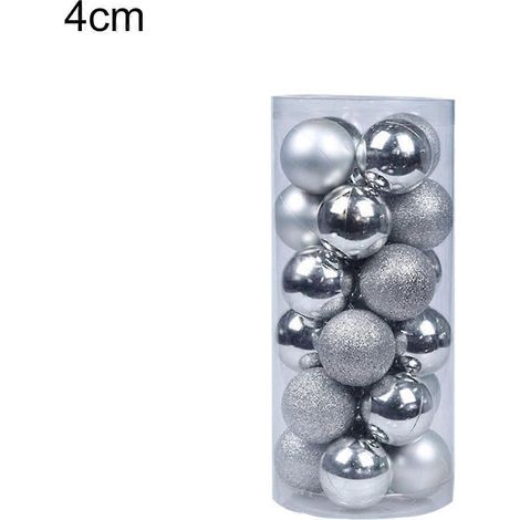 24-teiliges Set Weihnachtskugeln im nordischen Stil, dekoratives Hängedesign, saisonale Weihnachtsdekoration, Weihnachtskugel-Set für den Weihnachtsbaum, Jikaix (1/5)