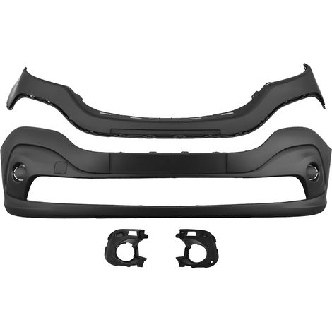 PARAURTI ANTERIORE CON MODANATURA PRIMERIZZATA CON KIT CALOTTE FENDINEBBIA CON TAPPO GANCIO TRAINO - RENAULT - Trafic Cargo 2014 - 620226969R - 6202200Q0B