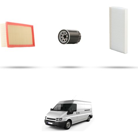 Kit tagliando 3 filtri compatibile con Ford Transit 2000 2.3 Bifuel 105kw dal 2001 (1/5)