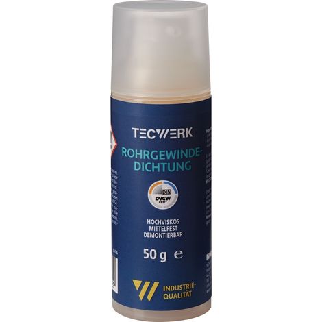 TECWERK Rohrgewindedichtung mf.hv.gelb 50g Pumpdosierer TECWERK
