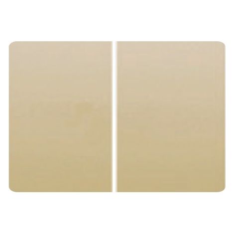 Tecla doble pulsador DORADO PERLA BJC Coral 21709-DP