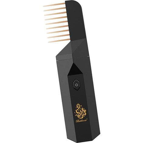 Elektronischer Räuchergefäß von Bukhoor mit Haar-Aroma-Diffusor, ideal für Ramadan und Muslime. USB-aufladbar. Inklusive Ständer.