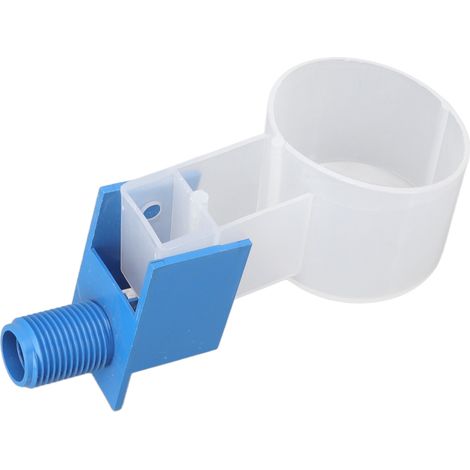 Vanne de contrôle de niveau d'eau ABS à filetage extérieur G1/2, commande automatique à flotteur pour entrée d'eau latérale de réservoir. (1/5)