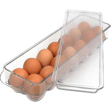 Boîte à œufs/boîte de rangement pour réfrigérateur à 14 compartiments (1/5)