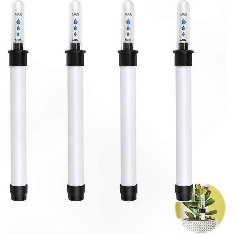 Set mit 4 Bodenfeuchtigkeitsmessgeräten für Topfpflanzen, leicht ablesbare Wasserstandsanzeige, Feuchtigkeitsmessgerät für den Innen- und Außenbereich (1/5)