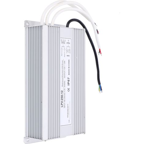 BERM Wasserdichtes Schaltnetzteil Transformator Treiber Controller DC12V 250W LPV‑250‑12 (1/5)