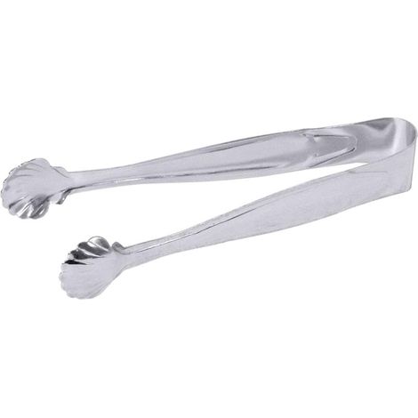 1 Pince à sucre, Acier inoxydable 18/0, Sans joint, Motif coquillages, Cuisine professionnelle
