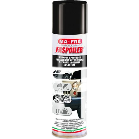 MAFRA LUCIDANTE FASCIONI FASPOILER 300 ML- Lucida e protegge: crea un velo lucido, trasparente e protettivo che aderisce alle parti trattate rinnovando completamente le superfici- 12,0 pz