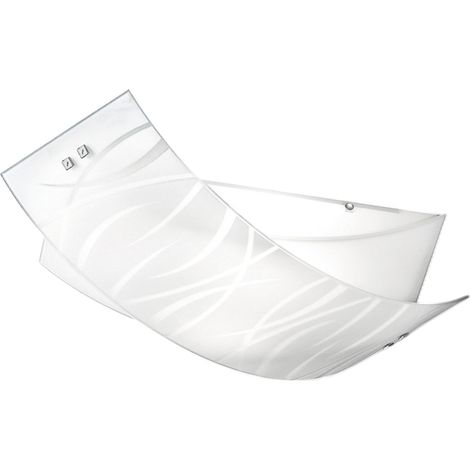 Lampade a soffitto Agnese bianco 2XE27 max 2X70W IP20 - Applique led da muro design moderno (1/3)