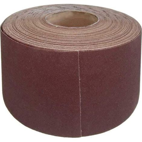 Schleifpapierrolle, 115 mm x 50 m, p. Schleifklötze, Standardkorund (1 Stück) G80