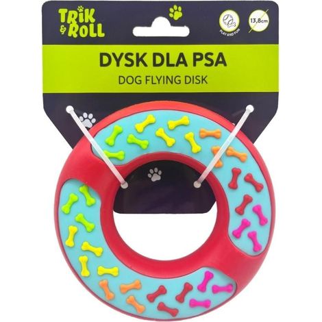 Disque jouet pour chien 13,8 cm, astuce 0705 (1/5)