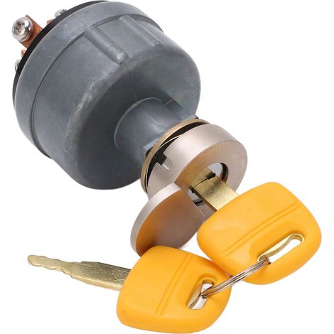 Interrupteur de démarrage à 6 broches pour pelle hydraulique Hitachi EX200 avec couvercle de protection de clé (1/5)