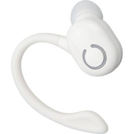 Casque Bluetooth sans fil V5.2 à réduction de bruit avec microphone, longue autonomie, ultra-léger, idéal pour les chauffeurs routiers et les bureaux (blanc). (1/5)
