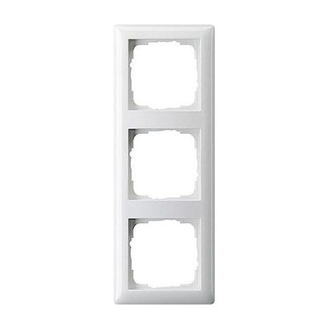 Gira Marco embellecedor 3f Standard 55 Blanco puro m [021304], 0213 04