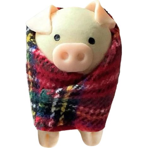 Ornement De Sapin De Noël - Cochon En Couverture - Décoration Festive Pour Arbre De Noël - Lot De 1 (1/5)