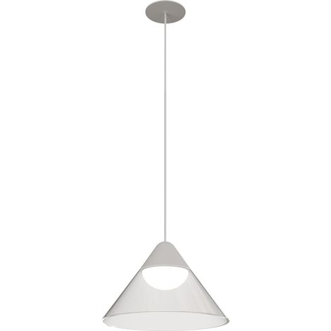 Suspension Led Ark Beneito & Faure 6W 3000K 90º Blanc/Transparent, Design Conique Pour Intérieurs - Éclairage Élégant (1/3)