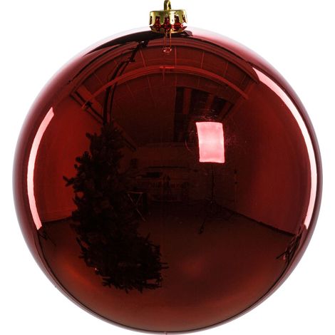 TrendLine Dekokugel Ø 20 cm Rot Weihnachtskugel Christbaumkugel (1/3)