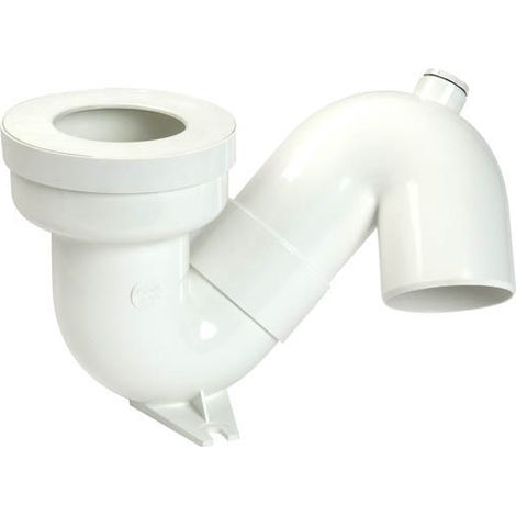 Nicoll – Siphon de sol 100 mm – Sortie d'eau verticale – Pour installations sanitaires – Compatible avec sièges à la turque