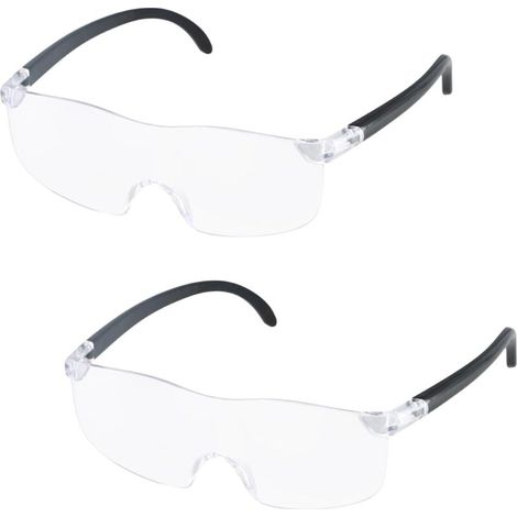 Piezas para lupas, gafas de lectura con aumento del 300%, lupas manos libres, lupa montada en la cabeza que bloquea la luz azul para personas mayores, lectura y trabajo.