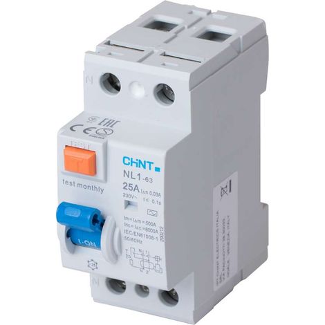 Interruttore differenziale 25A 2P 230V