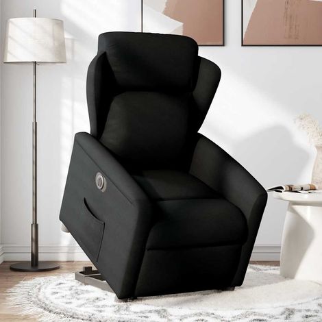 Maison Exclusive - Relaxsessel mit Aufstehhilfe Elektrisch Schwar