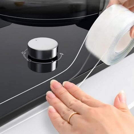 Ruban de calfeutrage transparent pour calfeutrage de salle de bain, scellant auto-adhésif transparent, enveloppement de baignoire, toilettes en gel, comptoir de cuisine
