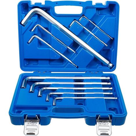 Jeu de Clés Allen Max 10 pcs 3-17 mm - Acier Résistant - Précision et Durabilité, Pro - D-Work (1/5)
