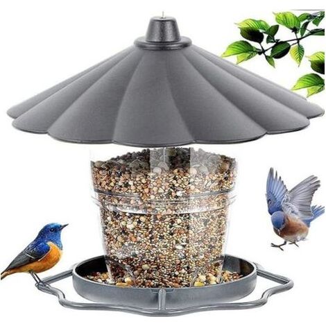 Mangeoire pour Oiseau,extérieur Mangeoire Lanterne Oiseaux, imperméable, Suspendue Convient pour la Cour de la Maison (1/5)