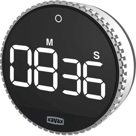 Temporizador digital Xavax rotation pantalla LED botón táctil