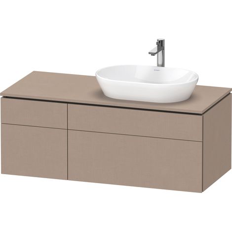 Duravit L-Cube Konsolenwaschtischunterbau wandhängend, inklusive