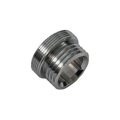 RACCORDO IN OTTONE CROMO M24X1 X M1/2
