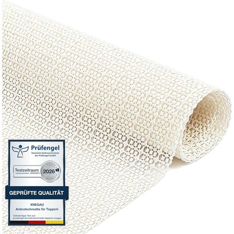 Sous Tapis Antidérapant - 1 Pièce - PVC - Découpable - Pour Parquet Et Cuisine - 40x60cm Beige (1/5)