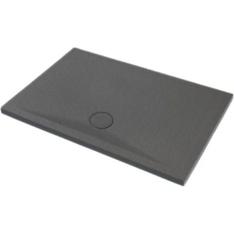 Piatto doccia 70x100 h.4 in ceramica nero Pietraceramica di (1/3)