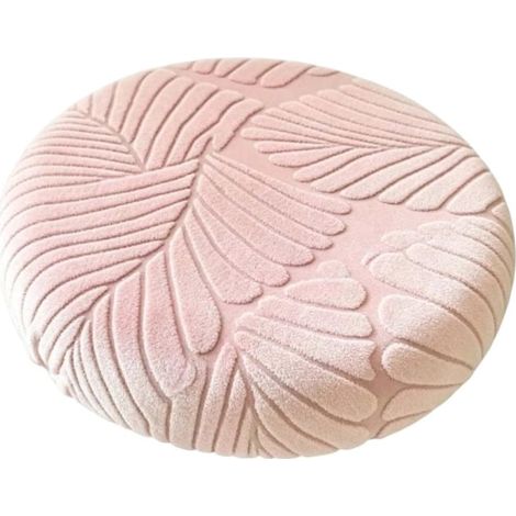 Housse de tabouret de bar rond avec imprimé feuille d'érable Grand imprimé feuille d'érable, tissu jacquard élastique, ajustement parfait, protège les meubles, la cuisine et la salle à (1/5)