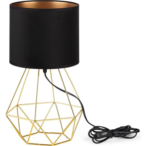 Tornado-Lampe ASBZ Samt Schwarz-Gold (1/5)