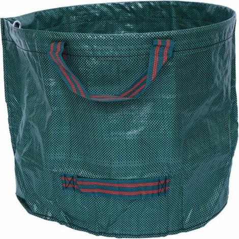royaluxe - Sac poubelle vert en plastique réutilisable pliable de grande capacité 120L vert Extérieur (1/4)