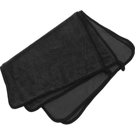 Lot de 2 serviettes absorbantes épaisses à bords torsadés pour le lavage de voiture, anti-peluches (1/5)