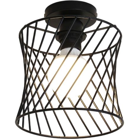 Plafonnier - Plafonnier noir à motif zèbre - sans ampoule (1/5)