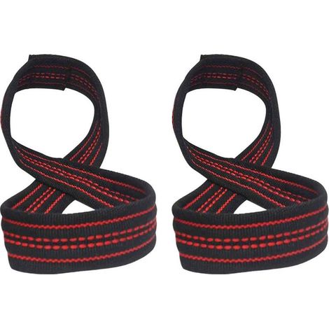 Achter-Hebegurt – Nylon und Elasthan – Für Kreuzheben und Zugübungen – Größe S oder M – 2er-Pack (1/5)