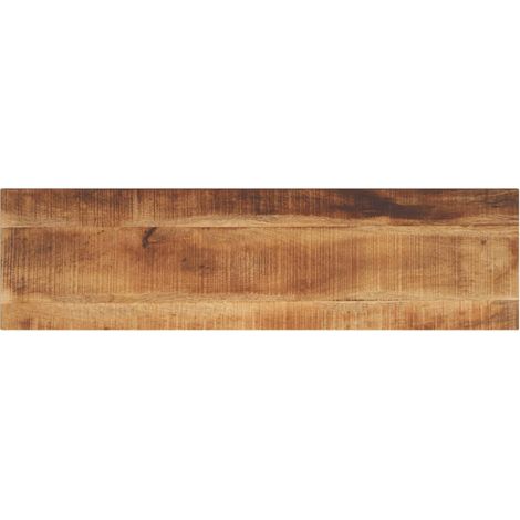 Tischplatte 110x40x3,8 cm Rechteckig Raues Massivholz Mango