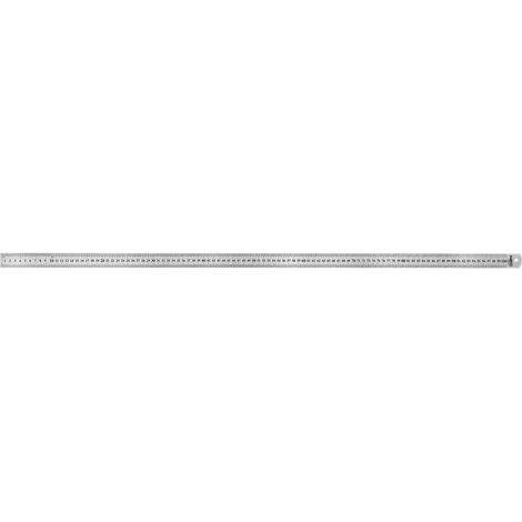 Règle en acier inoxydable 100 cm – Repères clairs – Trou de rangement – Pour mesures précises en atelier et chantier – NEO