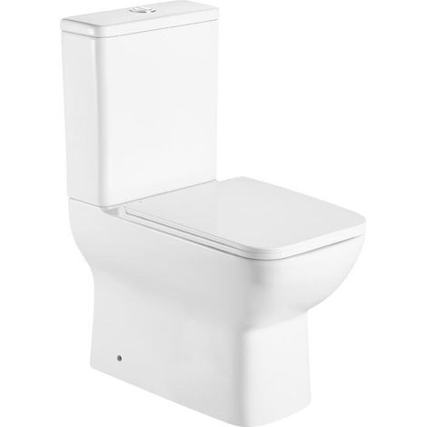 Modernes Stand-WC Keramik CRETA niedriger Spülkasten (1/5)