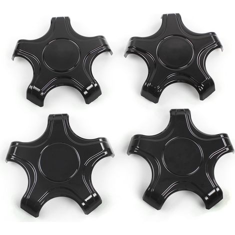 4 pièces Hub Caps Poussière Couverture-Étanche Durable Roue Center Hub Pneu Couverture De Voiture Styling Decor-Véhicule Auto Tuning Couverture Emblèmes-pour Tesla Modèle 3 (B) (1/5)