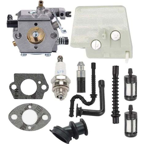 Carburateur de rechange WT-194 pour tronçonneuse Stihl 024 026 MS240 MS260 024AV 024S pour tronçonneuse Walbro WT-194-1 WT-22. Remplace la référence 11211200611. (1/4)