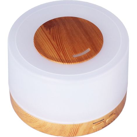 Diffuseur d'arômes 500 ml avec télécommande, boîtier ABS, brume colorée, humidificateur d'air, tension 100-240 V, prise européenne (1/5)