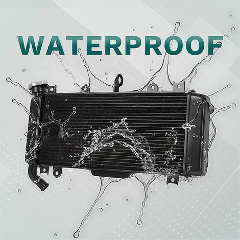Refroidisseur de radiateur pour moto Kawasaki Ninja 650 Z650 ER650 EX650 2017-2025 - Ensemble refroidisseur de réservoir d'eau (1/5)
