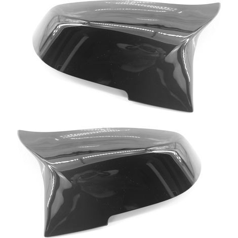 Side mirror covers for BMW 3 Series F30 F31 320i 328i 330i 335i sedans and wagons from 2012 onwards and BMW 4 Series F32 F33 F36 420i 428i 435i from 2014 onwards, a pair (1/5)