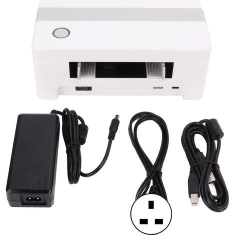 Imprimante d'étiquettes portable bureau électronique pour feuilles colis express, AC100-240V USB, prise UK (1/5)